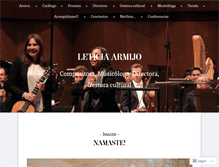 Tablet Screenshot of leticiarmijo.com